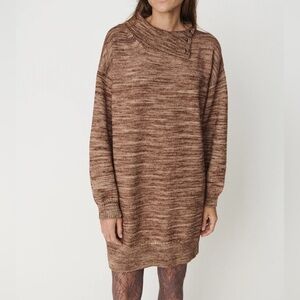 NWT Misha & Puff Hutton Merino Wool Dress in Affogato size S/M